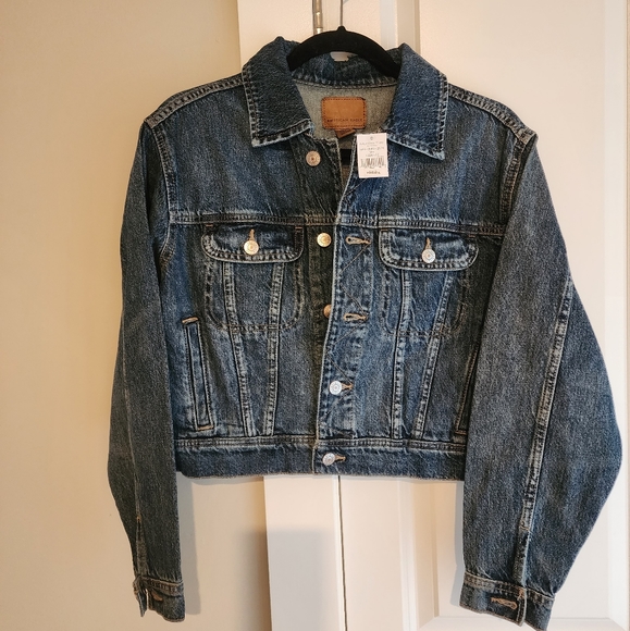 American Eagle oversized jean jacket - Picture 1 of 3